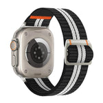 Pulseira de Relógio em Nylon com Fivela Mecânica Watchman, Para Apple Watch 46mm / 49mm / 45mm / 44mm, Para Apple Watch 42mm / 41mm / 40mm / 38mm