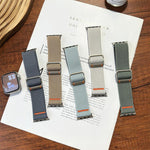 Pulseira de Relógio em Nylon com Fivela Mecânica Watchman, Para Apple Watch 46mm / 49mm / 45mm / 44mm, Para Apple Watch 42mm / 41mm / 40mm / 38mm