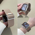 Pulseira de Relógio em Nylon com Fivela Mecânica Watchman, Para Apple Watch 46mm / 49mm / 45mm / 44mm, Para Apple Watch 42mm / 41mm / 40mm / 38mm