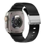Pulseira de Relógio em Silicone com Fecho Magnético, Para Apple Watch 46mm / 49mm / 45mm / 44mm
