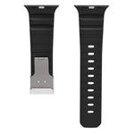 Pulseira de Relógio em Silicone com Fecho Magnético, Para Apple Watch 46mm / 49mm / 45mm / 44mm