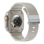 Pulseira de Relógio em Silicone com Fecho Magnético, Para Apple Watch 46mm / 49mm / 45mm / 44mm