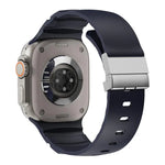 Pulseira de Relógio em Silicone com Fecho Magnético, Para Apple Watch 46mm / 49mm / 45mm / 44mm