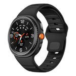 Correia de Relógio em Silicone com Fivela Invertida Ondulada, Para Samsung Galaxy Watch8 / Watch8 Classic
