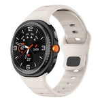 Correia de Relógio em Silicone com Fivela Invertida Ondulada, Para Samsung Galaxy Watch8 / Watch8 Classic