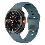 Correia de Relógio em Silicone com Fivela Invertida Ondulada, Para Samsung Galaxy Watch8 / Watch8 Classic
