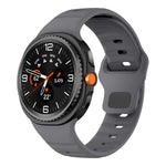 Correia de Relógio em Silicone com Fivela Invertida Ondulada, Para Samsung Galaxy Watch8 / Watch8 Classic