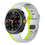 Correia de Relógio em Silicone com Fivela Invertida Ondulada, Para Samsung Galaxy Watch8 / Watch8 Classic