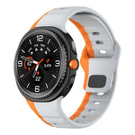 Correia de Relógio em Silicone com Fivela Invertida Ondulada, Para Samsung Galaxy Watch8 / Watch8 Classic