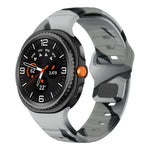 Correia de Relógio em Silicone com Fivela Invertida Ondulada, Para Samsung Galaxy Watch8 / Watch8 Classic