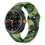Correia de Relógio em Silicone com Fivela Invertida Ondulada, Para Samsung Galaxy Watch8 / Watch8 Classic