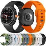 Correia de Relógio em Silicone com Fivela Invertida Ondulada, Para Samsung Galaxy Watch8 / Watch8 Classic
