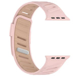 Pulseira de Relógio em Silicone Respirável Bicolor com Fivela Oblíqua, Para Apple Watch 46mm / 49mm / 45mm / 44mm