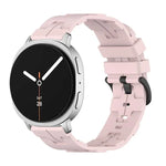 Bracelete de Silicone com Fivela Preta e Cauda Redonda, para Samsung Galaxy Watch8 / Watch8 Classic