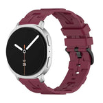 Bracelete de Silicone com Fivela Preta e Cauda Redonda, para Samsung Galaxy Watch8 / Watch8 Classic