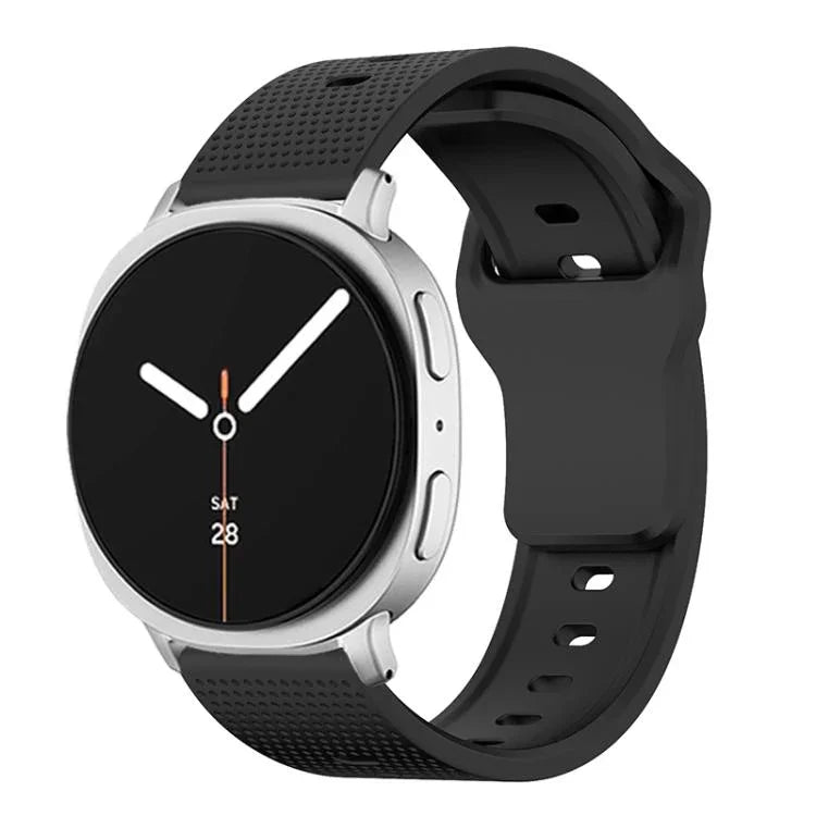 Bracelete de Silicone com Fivela de Tachas e Pontos Redondos, para Samsung Galaxy Watch8 / Watch8 Classic