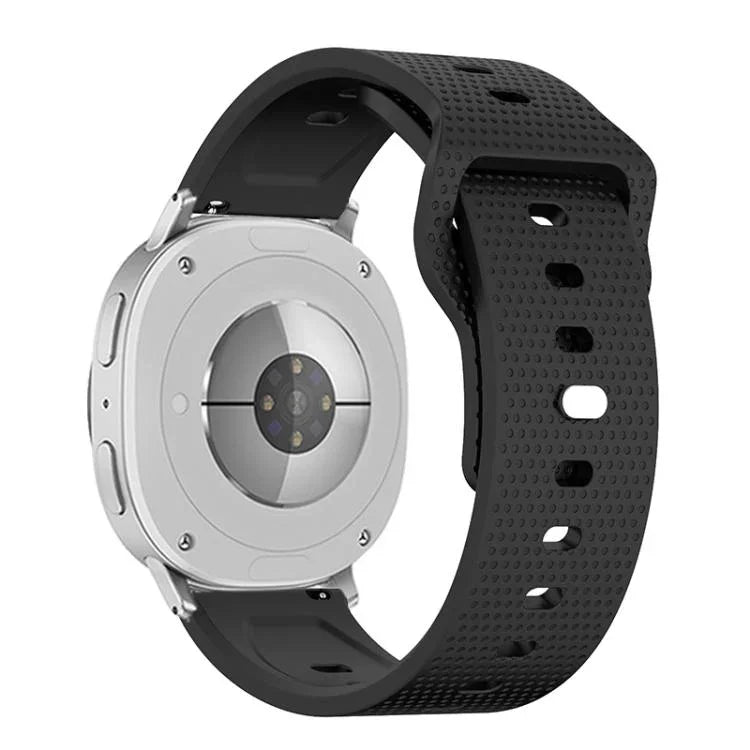 Bracelete de Silicone com Fivela de Tachas e Pontos Redondos, para Samsung Galaxy Watch8 / Watch8 Classic