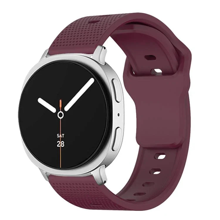 Bracelete de Silicone com Fivela de Tachas e Pontos Redondos, para Samsung Galaxy Watch8 / Watch8 Classic