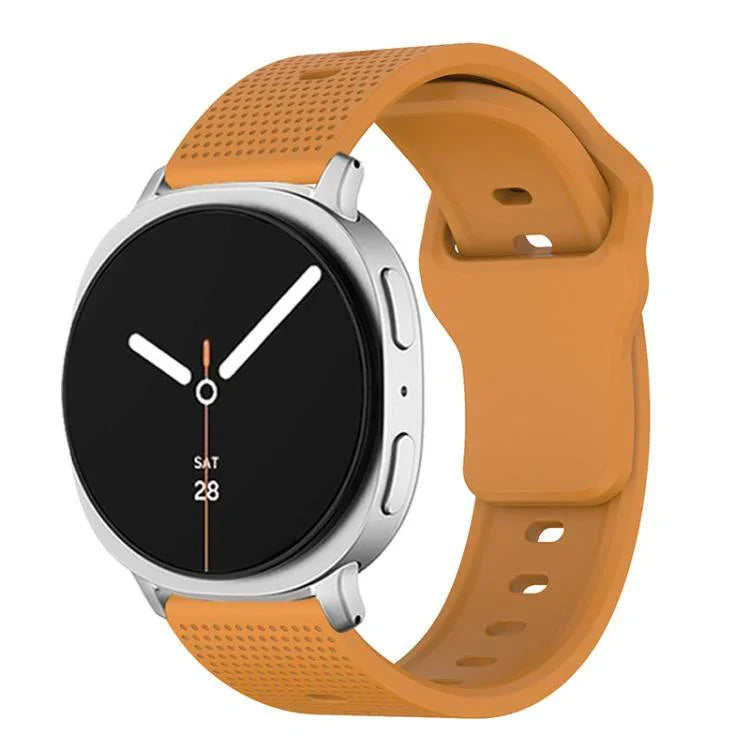 Bracelete de Silicone com Fivela de Tachas e Pontos Redondos, para Samsung Galaxy Watch8 / Watch8 Classic