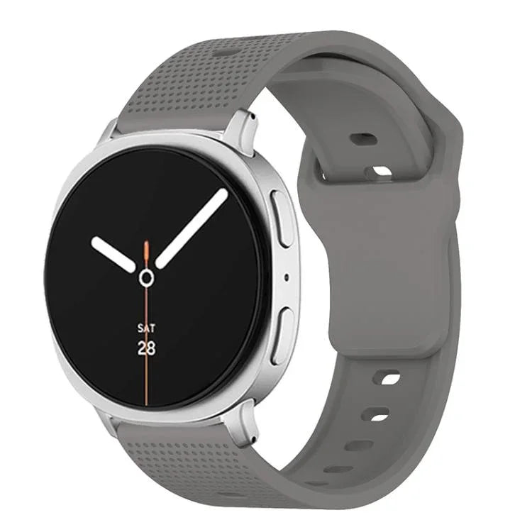 Bracelete de Silicone com Fivela de Tachas e Pontos Redondos, para Samsung Galaxy Watch8 / Watch8 Classic