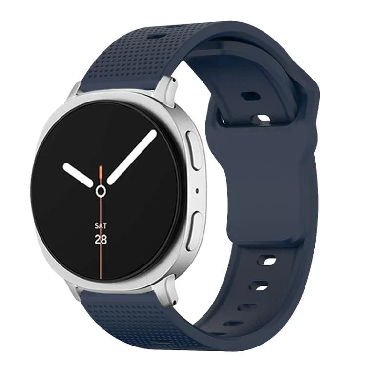 Bracelete de Silicone com Fivela de Tachas e Pontos Redondos, para Samsung Galaxy Watch8 / Watch8 Classic