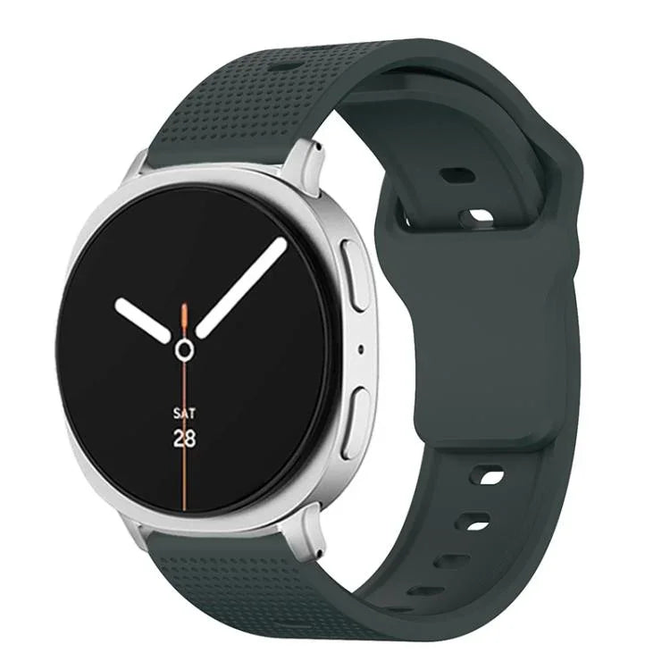 Bracelete de Silicone com Fivela de Tachas e Pontos Redondos, para Samsung Galaxy Watch8 / Watch8 Classic