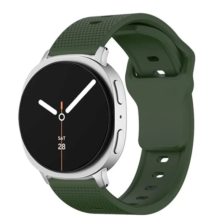 Bracelete de Silicone com Fivela de Tachas e Pontos Redondos, para Samsung Galaxy Watch8 / Watch8 Classic