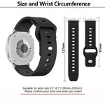 Bracelete de Silicone com Fivela de Tachas e Pontos Redondos, para Samsung Galaxy Watch8 / Watch8 Classic