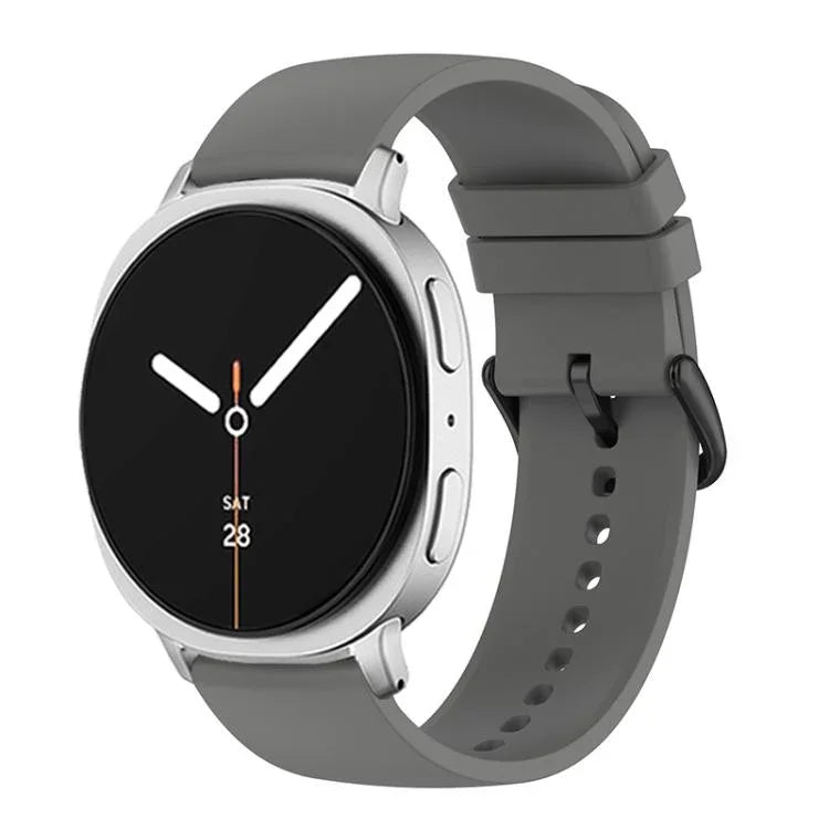 Correia de Relógio em Silicone com Cauda Redonda, Para Samsung Galaxy Watch8 / Watch8 Classic