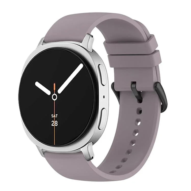 Correia de Relógio em Silicone com Cauda Redonda, Para Samsung Galaxy Watch8 / Watch8 Classic