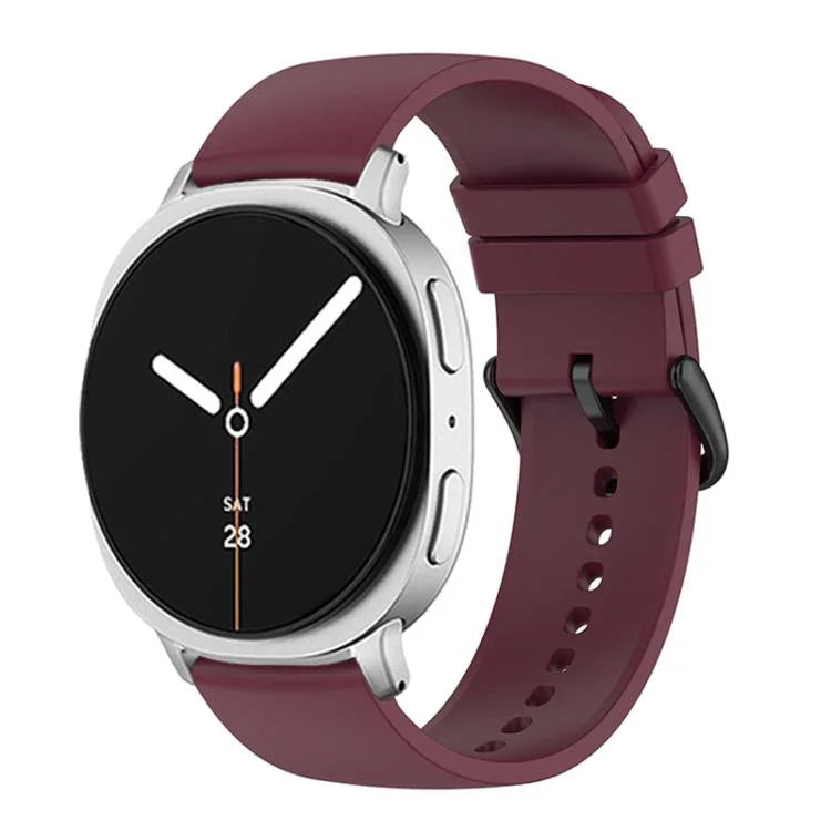 Correia de Relógio em Silicone com Cauda Redonda, Para Samsung Galaxy Watch8 / Watch8 Classic