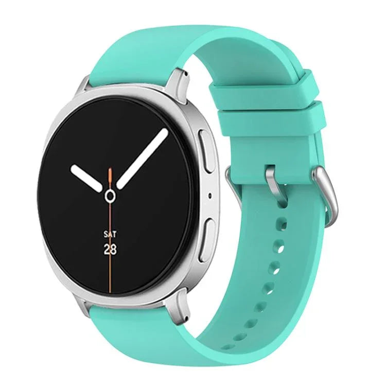 Correia de Relógio em Silicone com Cauda Redonda, Para Samsung Galaxy Watch8 / Watch8 Classic
