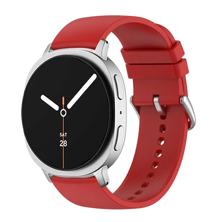 Correia de Relógio em Silicone com Cauda Redonda, Para Samsung Galaxy Watch8 / Watch8 Classic