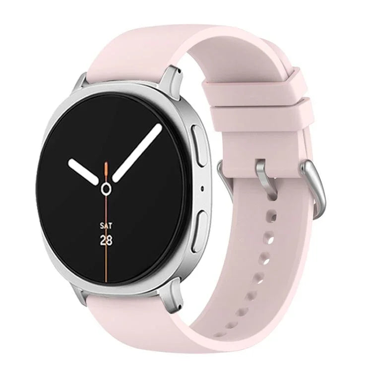 Correia de Relógio em Silicone com Cauda Redonda, Para Samsung Galaxy Watch8 / Watch8 Classic