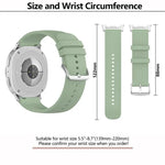 Correia de Relógio em Silicone com Cauda Redonda, Para Samsung Galaxy Watch8 / Watch8 Classic