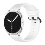 Correia de Relógio em Silicone Abeto com Fivela Preta, Para Samsung Galaxy Watch8 / Watch8 Classic