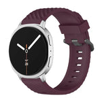 Correia de Relógio em Silicone Abeto com Fivela Preta, Para Samsung Galaxy Watch8 / Watch8 Classic