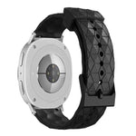 Bracelete de Silicone de Cor Sólida com Textura de Bola de Futebol, para Samsung Galaxy Watch8 / Watch8 Classic