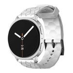 Bracelete de Silicone de Cor Sólida com Textura de Bola de Futebol, para Samsung Galaxy Watch8 / Watch8 Classic