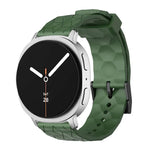 Bracelete de Silicone de Cor Sólida com Textura de Bola de Futebol, para Samsung Galaxy Watch8 / Watch8 Classic