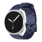 Bracelete de Silicone de Cor Sólida com Textura de Bola de Futebol, para Samsung Galaxy Watch8 / Watch8 Classic