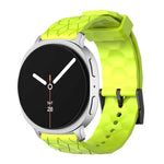 Bracelete de Silicone de Cor Sólida com Textura de Bola de Futebol, para Samsung Galaxy Watch8 / Watch8 Classic