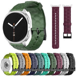Bracelete de Silicone de Cor Sólida com Textura de Bola de Futebol, para Samsung Galaxy Watch8 / Watch8 Classic