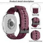 Bracelete de Silicone de Cor Sólida com Textura de Bola de Futebol, para Samsung Galaxy Watch8 / Watch8 Classic