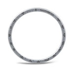 Speed Bezel and Wavy Grain Stitched Color Buckle Silicone Watch Band, For Samsung Galaxy Watch8 44mm, For Samsung Galaxy Watch8 40mm