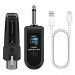 K1 Conversor de Microfone Dinâmico Portátil com Fio para Microfone Sem Fios, 1 Transmissor + 1 Recetor, 1 Transmissor + 1 Recetor