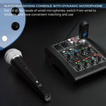 K1 Conversor de Microfone Dinâmico Portátil com Fio para Microfone Sem Fios, 1 Transmissor + 1 Recetor, 1 Transmissor + 1 Recetor