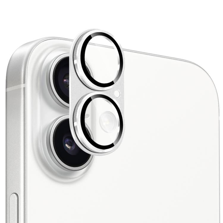 Película de vidro temperado anti-reflexo com armadura fosca para lente da câmara em liga de alumínio ENKAY, para iPhone 17