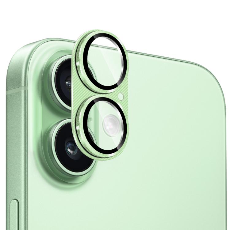 Película de vidro temperado com textura CD em liga de alumínio ENKAY para proteção da lente, para iPhone 17