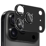 Película de vidro temperado com textura CD em liga de alumínio ENKAY para proteção da lente, para iPhone 17 Pro Max, para iPhone 17 Pro